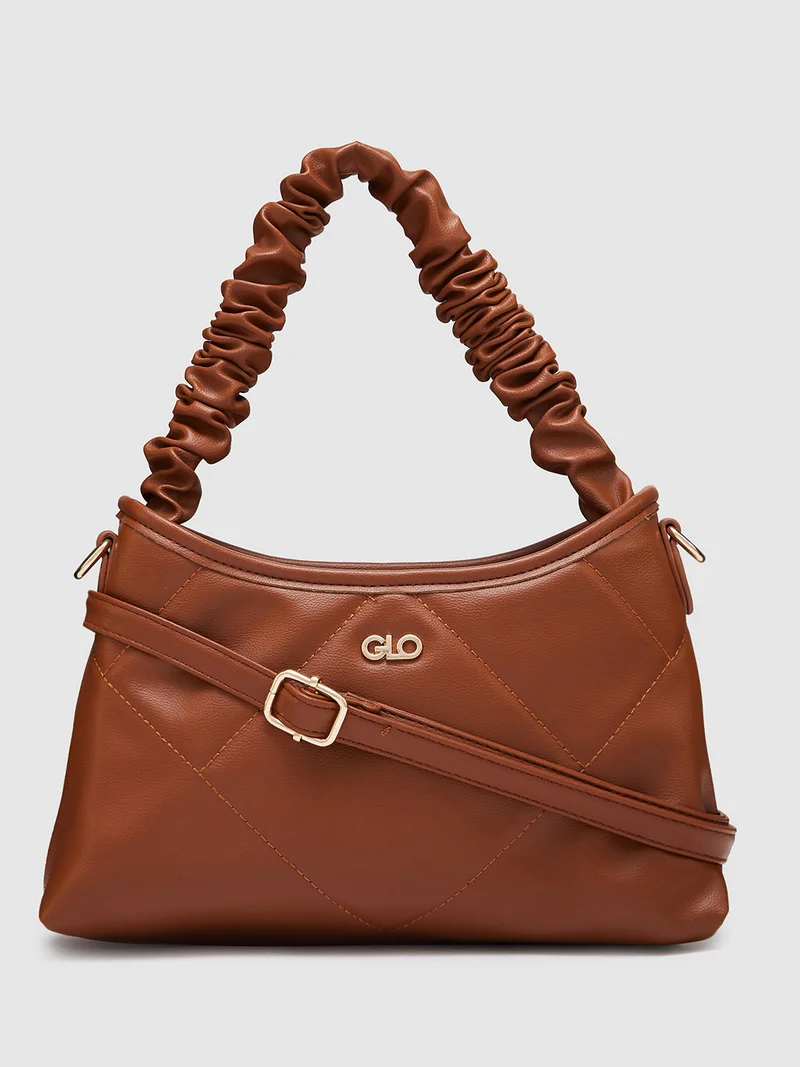 جلو باص Globus Women Tan Textured Casual Hobo Bag